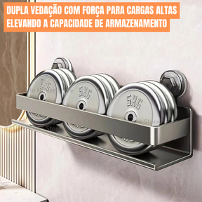 Prateleira de Canto para Banheiro com Ventosa | Organizador de Shampoo | Útil para Casa