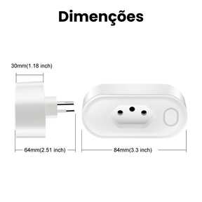 Tomada Inteligente OT12/ZOT12 | Controle Remoto e Proteção Contra Sobrecarga | Útil para Casa