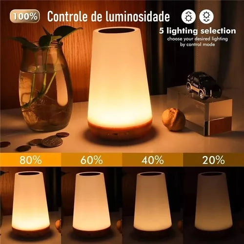 Luminária Noturna LED com Controle Remoto RGB | Útil para Casa