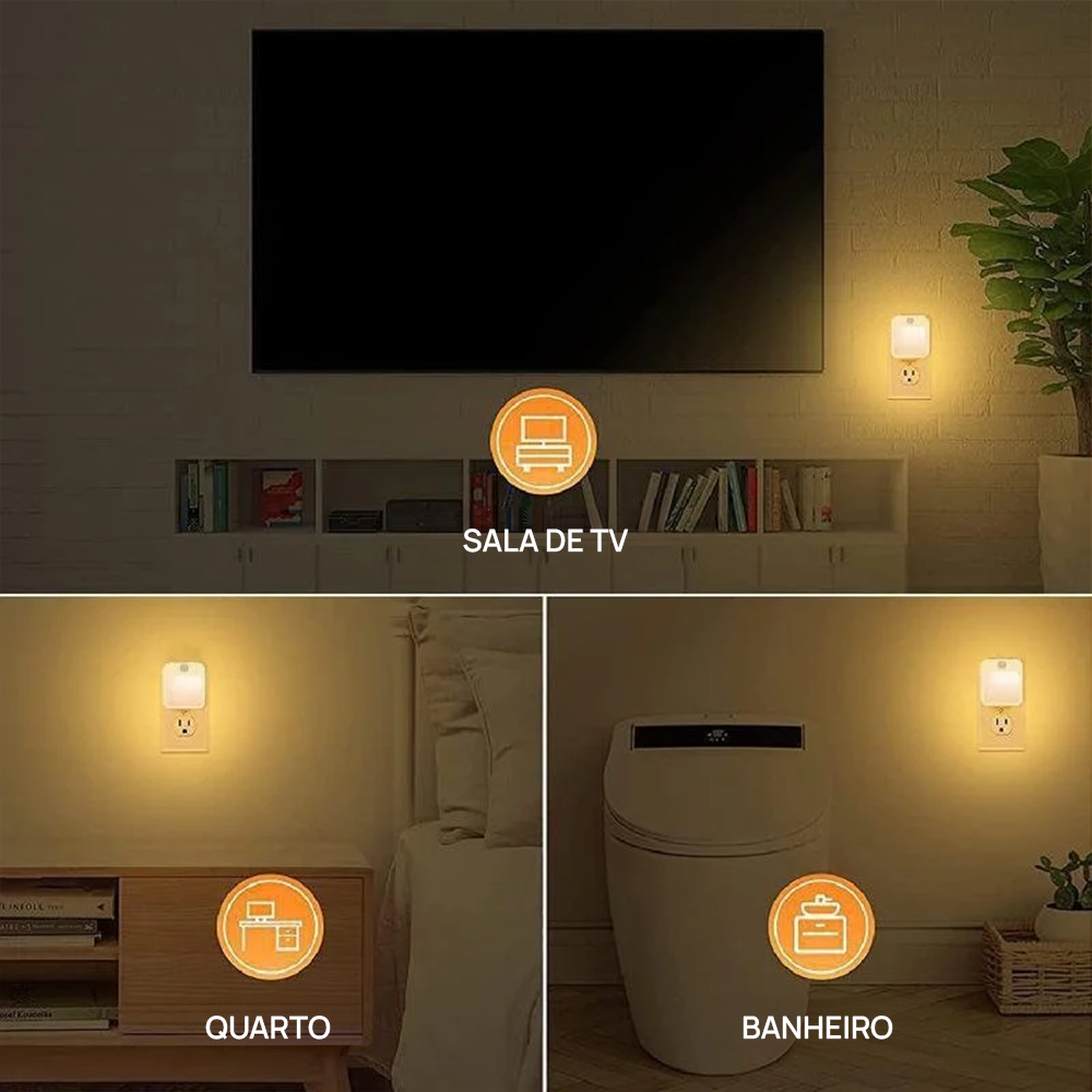 Luminária com Sensor de Movimento | Útil para Casa