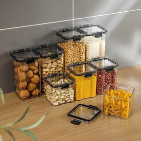 Pote Hermético para Armazenamento de Alimentos com Grande Capacidade e Design Moderno | Útil Para Casa